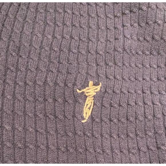 Fairway Outfitter Navy Blue Cotton Knit Golf Sweater Vest XL Preppy Winter - Picture 3 of 6